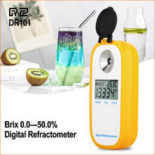 RZ Digital Refractometer LCD Display 0.0~50.0% Brxi Sugar Meter Fruit Juice Handheld Auto Portable Refractometer DR101 2024 - buy cheap