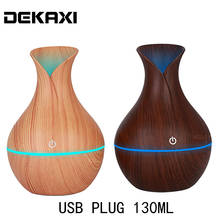 DEKAXI 130ML Mini USB Ultrasonic Air Humidifier Aroma Essential Oil Diffuser Mist Maker with LED Night for Home Ofiiice 2024 - buy cheap