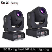 Proyector de luz foco LED para DJ con cabezal móvil, luz de alto brillo, 60W, DMX, Disco, controlado por DMX512, Lyre Gobo, para fiesta 2024 - compra barato