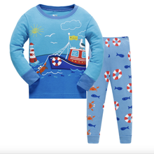 Autumn Baby Boys Sleepwear Pajama Sets 100 % Cotton  Printed T-shirt+Pants 2pcs Bebes Children's Clothing Hot Sell 2024 - buy cheap