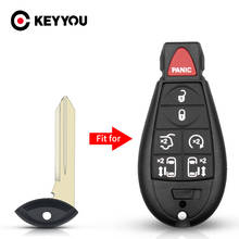 KEYYOU Smart Card Insert For Chrysler Dodge Journey Jeep Cherokee Grand Remote Control Small Key Blade Car Key Keydiy Blade 2024 - buy cheap