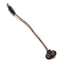 ZLinKJ-Clip de Cable de alimentación de Batería Electrónica, Conector de barril para Arduino, 9V DC, tipo I, 1 ud. 2024 - compra barato