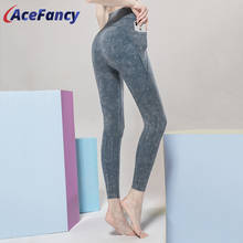 Acefancy-calça legging com bolso para esportes feminina-academia yoga corrida fitness 2024 - compre barato