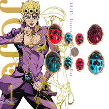 JoJo's Bizarre Adventure-insignias de Giorno Giovanna para Cosplay, broche con forma de mariquita, Halloween, Carnaval, accesorios para disfraz 2024 - compra barato