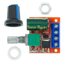 Módulo de placa controladora de velocidad de Motor de CC, regulador de velocidad de 3V-35V, 10 piezas, Mini 5A, PWM, máx. 90W, DC-DC 2024 - compra barato