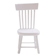 1:12 Dollhouse Miniature White Chair Furniture Life Scenes Decor Accessory 2024 - buy cheap