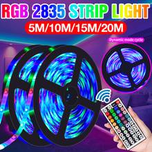 RGB Strip Lights LED For Bedroom LED Waterproof Lamp Flexible Tape Diode LED Remote Control Lamp 2835 SMD Background Lighting 2024 - buy cheap