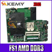 Akpadrão-placa-mãe usada para lenovo z585 fs1 amd ddr3 100% teste 2024 - compre barato