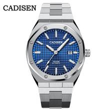 CADISEN Official Men Watches Mechanical Automatic NH35A Blue Watch Male100M Waterproof Brand Luxury Casual Business Wristwatch 2024 - buy cheap