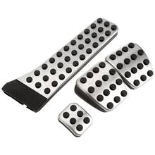4Pcs Stainless Steel Pedal for Mercedes-Benz W202 W203 W204 W124 W210 W211 W212 W218 X204 R172 R231 C E CLS Glk SLK 2024 - buy cheap
