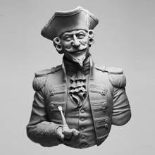 1/9 Scale Baron Unpainted Resin Bust Building Kit 2024 - buy cheap