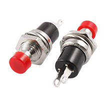 uxcell 5 x 2 SPST OFF/(On) N/O Red Round Momentary Push Button Switch 1A 250V AC 2024 - buy cheap