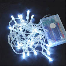 10/20/40/80/160 AA Battery Operated LED String Lights for Xmas Garland Party Wedding Decoration Christmas Flasher Fairy Lights 2024 - buy cheap