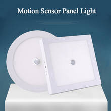 Luminária de teto embutida com sensor de movimento, lâmpada para o teto, 6w, 12w, 18w e 24w, smd2835 2024 - compre barato