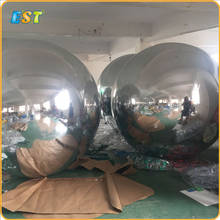 Attractive Silver Inflatable Mirror Ball Helium Balloon And Blimps Advertising 2024 - buy cheap