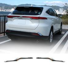 Cubierta de tapa de maletero cromada para Toyota Harrier Venza 2020 2021, tira de puerta trasera, accesorios de guarnición de maletero 2024 - compra barato