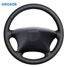 Customize DIY Micro Fiber Leather Car Steering Wheel Cover For Citroen Xsara Picasso 2001-2004 Peugeot Partner Car Interior 2024 - buy cheap