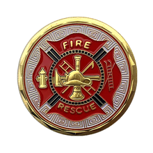 Американская пожарная спасательная позолоченная монета тонкая красная линия Honor Supreme Флаг США круглые монеты коллекционный подарок Прямая поставка 2024 - купить недорого