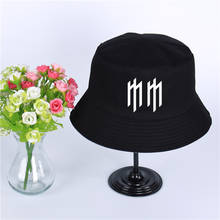 Marilyn Manson Logo Hat Women Mens Panama Bucket Hat Marilyn Manson Design Fishing Fisherman Hat 2024 - buy cheap