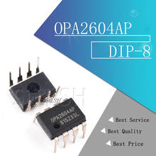 Amplificador operativo de baja distorsión, dispositivo OPA2604AP DIP8 OPA2604A DIP OPA2604 DIP-8 2604AP, entrada Dual FET, 5 uds. 2024 - compra barato