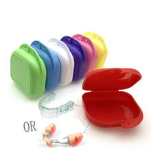 1 шт. Протез для ванной Box чехол зубные накладные зубы прибор ящики для хранения контейнеров стоматологический Уход за полостью рта 2024 - купить недорого