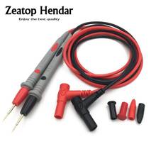 10Pair 1.2M 1000V 20A Silicone Wire Multimeter Pen Universal Probe Test Lead for Digital Needle Tip Multi Meter Tester Voltmeter 2024 - buy cheap