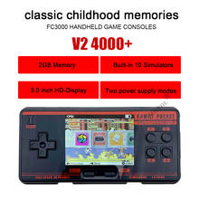 2021 Handheld Game Console Video Gaming Portable Console 2G Memory Simulator FC3000 Handheld Support 10 Formats Game AV Out Put 2024 - buy cheap
