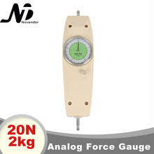 Analog Force Gauge Push and Pull Testing Meter 20N 2Kg Dynamometer Dial Force Tester 2024 - buy cheap