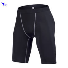 Calção de compressão para homens, shorts curto de compressão de secagem rápida para corrida, ginástica e fitness, roupa esportiva para homens, 2019 2024 - compre barato