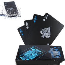 PVC Waterproof Poker Set Playing Cards Board Games Family Fun Table Game Card Box Deck Gold Foil Magic Tricks Show Entertainment 2024 - buy cheap