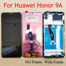 Черный сенсорный ЖК-дисплей 6,3 дюйма для Huawei Honor 9A, дигитайзер сенсорного экрана в сборе, замена с рамкой для Honor Play 9A 2024 - купить недорого