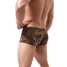 Sexy Men Boxer Leopard Soft Breathable Underwear Male Comfortable Panties Underpants Cueca Boxer Shorts Homme For Men Boxers 2024 - buy cheap