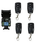 Dc 24 v 12 v 1ch mini rf controle remoto sem fio interruptor de iluminação aprendizagem código receptor + transmissor 315/433 mhz 10a relé 2026 - compre barato