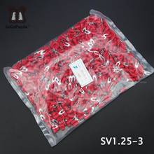 1000PCS SV1.25-(3 4 5 6) Insulated Wiring Terminals  Electrical Lug Crimp Terminal 0.5-1.5mm  22-16 A.W.G 2024 - buy cheap