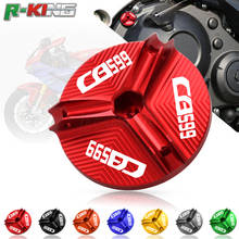 Para honda cb599/cb600 hornet 1998-2006 acessórios da motocicleta copo de óleo do motor capa de enchimento de óleo de drenagem plug tampa de porca do cárter 2024 - compre barato