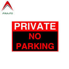 Aliauto Private No Parking Car Sticker Funny Automobiles & Motorcycles PVC Decal Waterproof Sunscreen,13cm*8cm 2024 - buy cheap