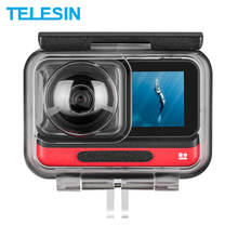 TELESIN Waterproof Case Lens Cover Protector 45M Underwater Housing Case for Insta360 ONE R 360 Edition Camera Accessories 2024 - buy cheap