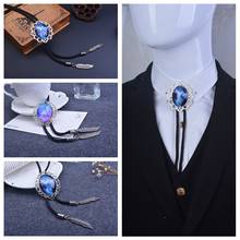 Hot Collar Rope Vintage Crystal Sky Star ocean Bolo Tie Men's Gem Bow tie Ties For Men Necklace accessories Wedding Necktie 2024 - buy cheap