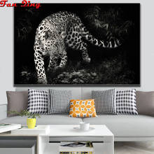 Full Square/Round Drill 5D DIY Diamond Painting "Animal leopard" Embroidery Cross Stitch Mosaic handmade 5D Home Decor Gift 2024 - buy cheap