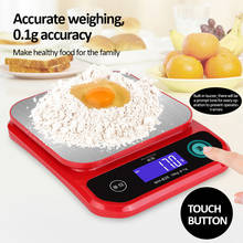 Digital Kitchen Scale LCD Display 10kg/1g, 5kg/0.1g Precise Stainless Steel Food Scale for Cooking Baking weighing Scales 2024 - buy cheap