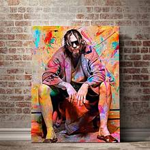 Pósteres de pared grandes de Lebowski, lienzo de arte para el inodoro, póster de decoración de pared, impresiones de pintura, imagen, obra de arte, decoración del hogar 2024 - compra barato