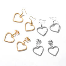 Women's Earrings Vintage Heart Dangle Drop Earring for Women Statement Geometry Metal Hanging Earrings 2020 Fashion Jewelry 2024 - buy cheap