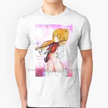 Kaori Chwann With Violin - Shigatsu Wa Kimi No Uso T Shirt 100% Pure Cotton Kaori Miyazono Your Lie In April Shigatsu Wa Kimi No 2024 - buy cheap