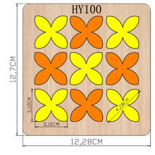 Molde de corte de pétalas coloridas, moldes de madeira e corte adequado para máquinas comuns de corte no mercado, 2019 2024 - compre barato