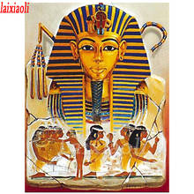 Full Square/Round Drill 5D DIY Diamond Painting "Egypt Pharaoh" rhinestone Embroidery painting Cross Stitch 5D Home Decor Gift 2024 - buy cheap