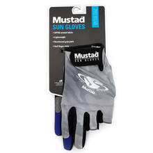 Luvas de pesca mustad, 3 luvas sem dedos, respirável, secagem rápida, antiderrapante, uso ao ar livre, esportes, camping, corrida 2024 - compre barato