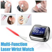 Diode 650nm Laser Therapy Watch LLLT for Rhinitis Diabetes Hypertension Thrombosis Cholesterol Laser Irradiation Instrument 2024 - buy cheap
