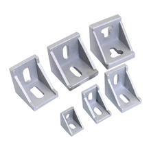 10pcs 4pcs 2pcs Aluminum Angle Bracket Joint for T Slot Aluminum Extrusion Profile 2020/3030/4040/4545 Series 2024 - buy cheap