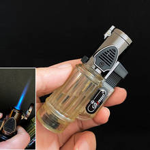 Mini Torch Jet Camping Survival Lighter Windproof Gas Metal Lighter Inflatable Butane 1300 C Cigarette Cigar Lighter 2024 - buy cheap