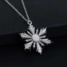 Once Upon A Time Snowflake Choker Necklace For Women Jewelry Princess Elsa  Charms Fashion Snowflakes Flower Pendants Necklaces 2024 - buy cheap